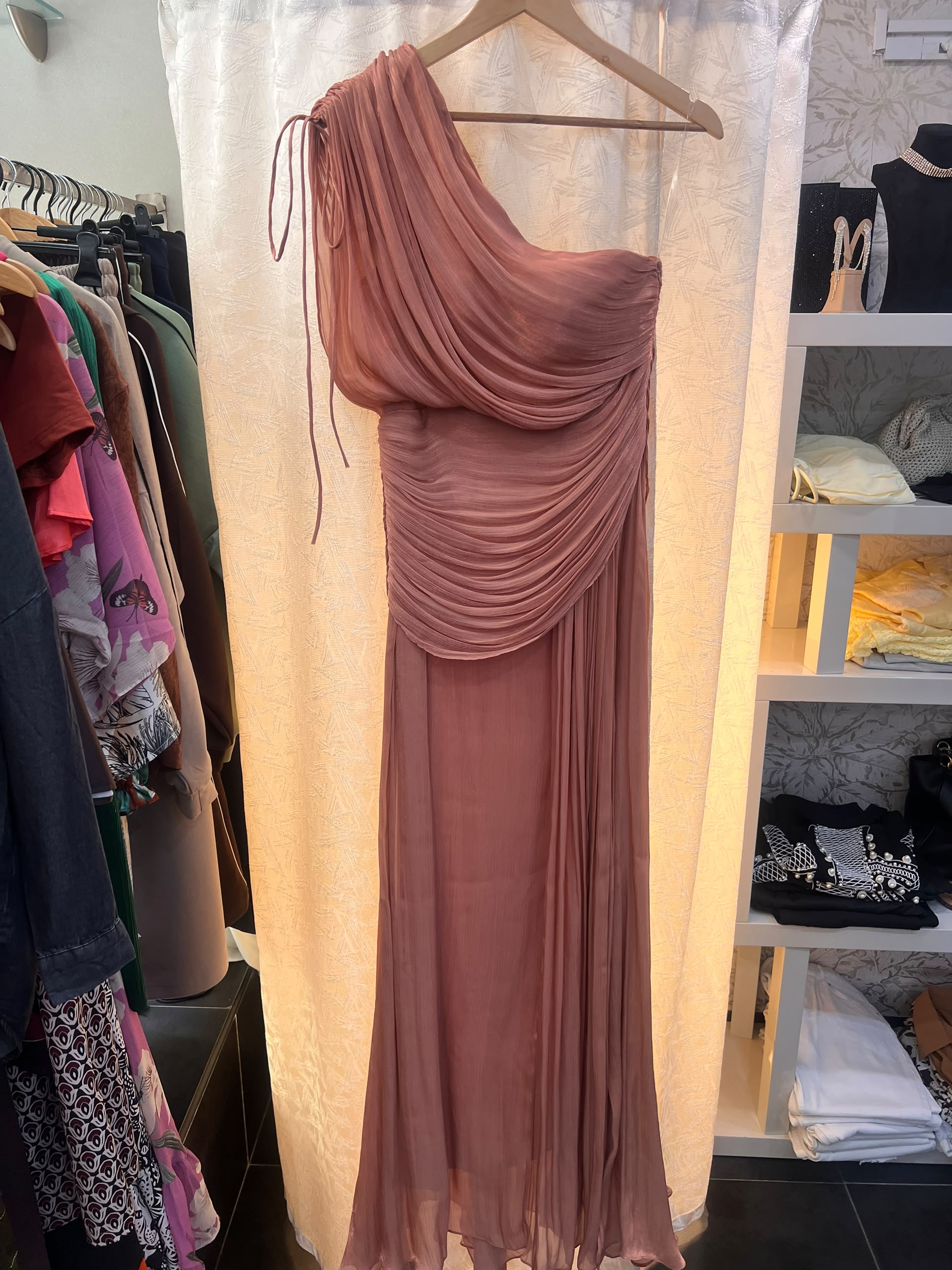 Robe longue Iremor - Vieux rose